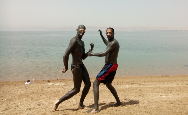 If you rub the salty mud all over yourself, you’ll look completely bonkers at first. But let the mud dry and then wash it off in the sea. Underneath you’ll find you have skin as soft as a baby’s bottom. Exciting stuff!